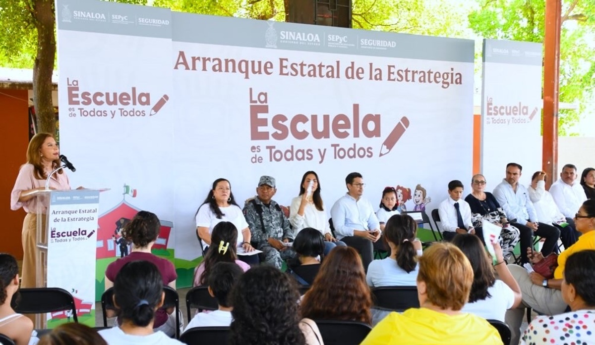 Inicia estrategia “La Escuela es de Todas y Todos” en Sinaloa
