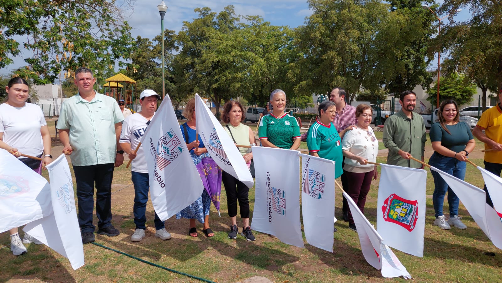 Inicia rehabilitación de parque en Las Fuentes, en Guamúchil