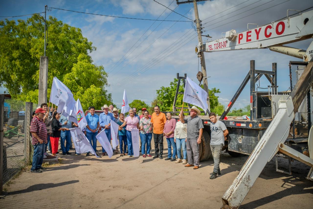 Inician obras de ampliación de red eléctrica en Yacochito, Salvador Alvarado