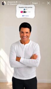Insta story de Chayanne