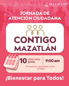 Jornada "Contigo Mazatlán" llegará a El Habal 