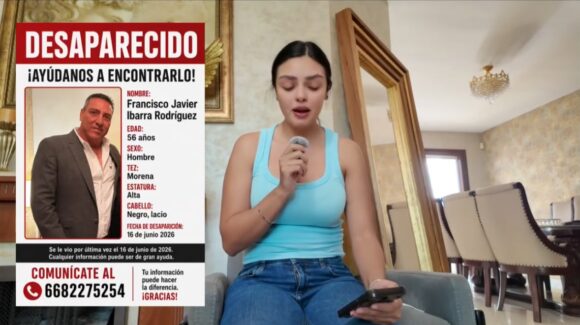 Llorando, jovencita suplica ayuda para encontrar a su padre desaparecido en Los Mochis, Sinaloa
