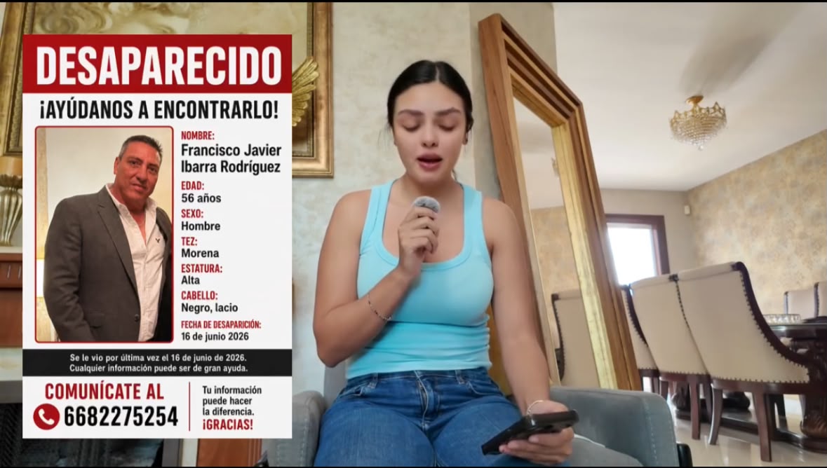 Joven buscaa su papá, Francisco Javier Ibarra Rodríguez