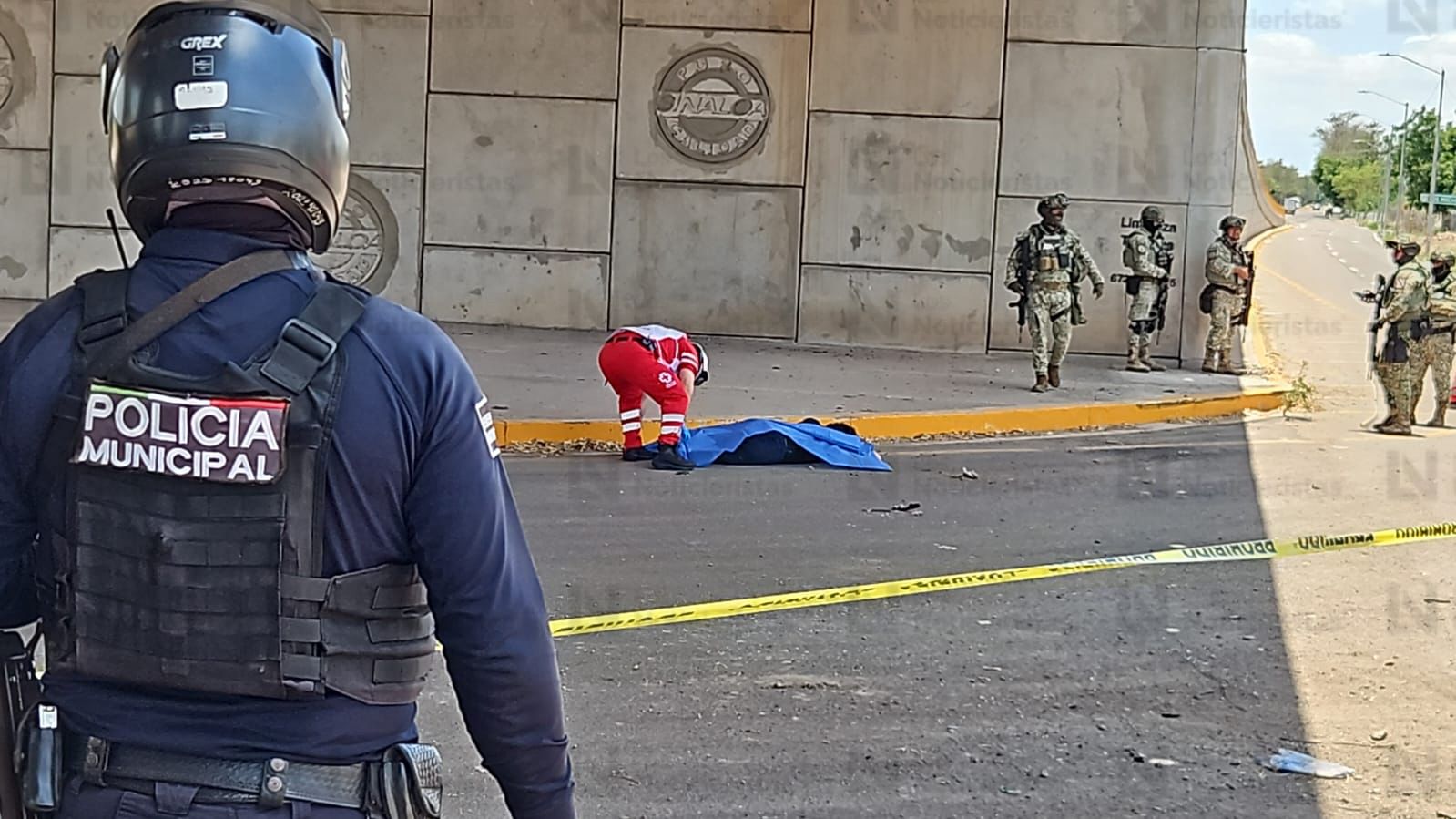 Ejecutado a balazos puente del Aeropuerto por La Costera