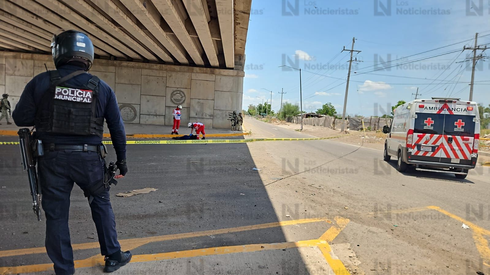 Ejecutado a balazos puente del Aeropuerto por La Costera
