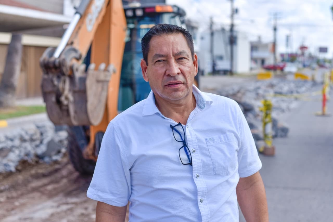 Juan Salvador Romano Casas, director de la Comisión Municipal de Desarrollo de Centros Poblados en Ahome