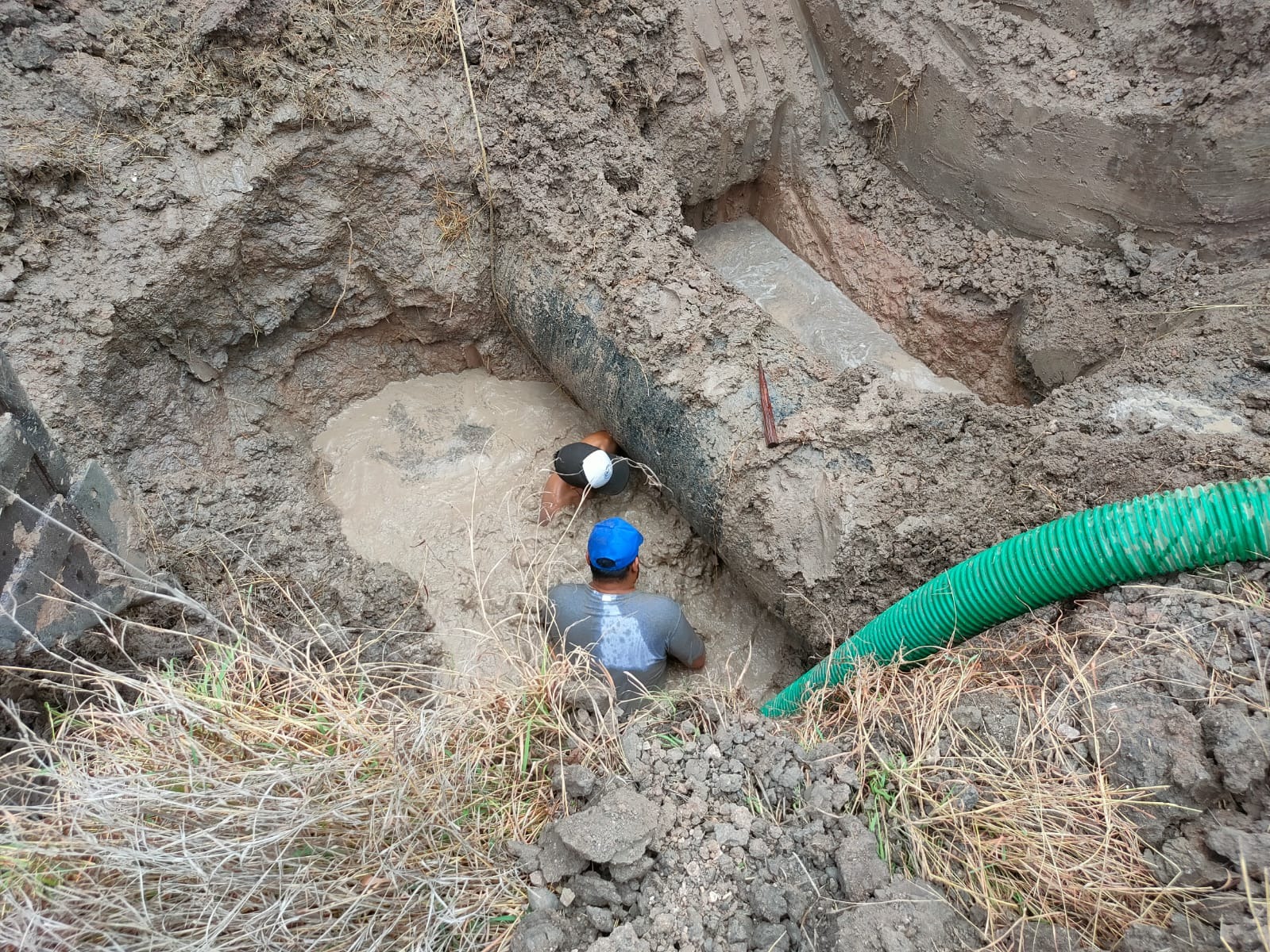 Jumapam repara línea de agua en Mazatlán