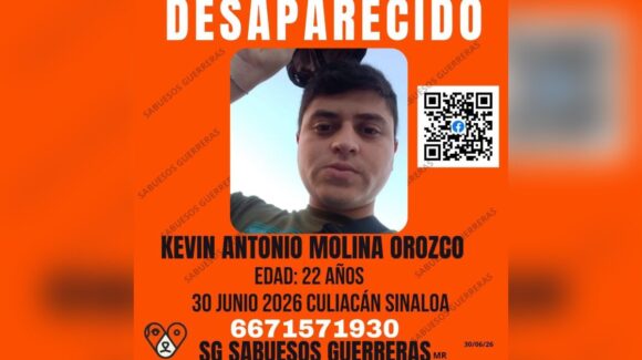 Privan de la libertad a un joven de 22 años en la colonia Morelos de Culiacán, Sinaloa; activan ficha de búsqueda