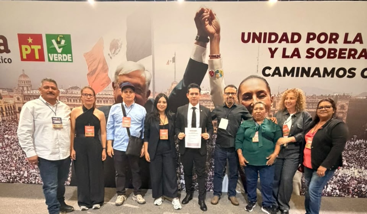 Kristiam Espinoza se registra para la Coordinación Estatal de Defensa de la Cuarta Transformación y la Soberanía Nacional en Sinaloa