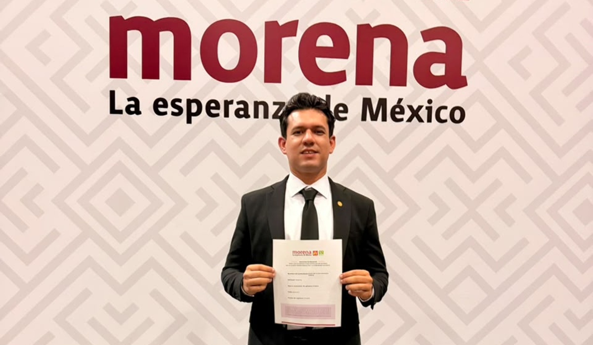 Kristiam Espinoza se registra para la Coordinación Estatal de Defensa de la Cuarta Transformación y la Soberanía Nacional en Sinaloa