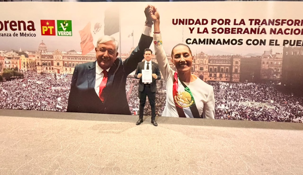 Kristiam Espinoza se registra para la Coordinación Estatal de Defensa de la Cuarta Transformación y la Soberanía Nacional en Sinaloa