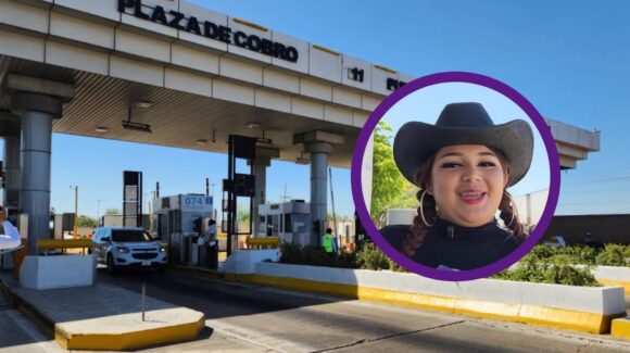 “La neta yo sí apoyo”: La Vaquerita Mariana respalda protesta pese a caída en ventas, en Cuatro Caminos, Guasave