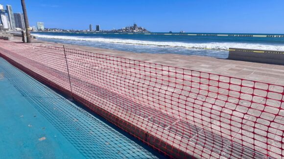¡Van por la reparación! Obras Públicas está lista para rehabilitar tramo colapsado del Malecón de Mazatlán, Sinaloa