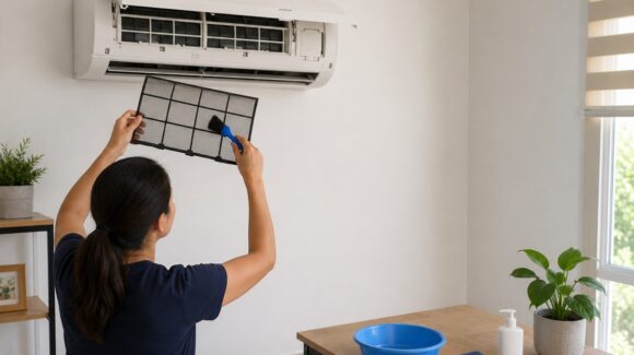 Temporada de calor: En lo que consigues quién les haga el mantenimiento, limpia los filtros de tu minisplit con estos sencillos pasos