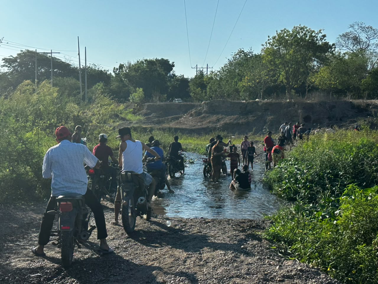 Río Presidio, en Villa Unión, en Mazatlán