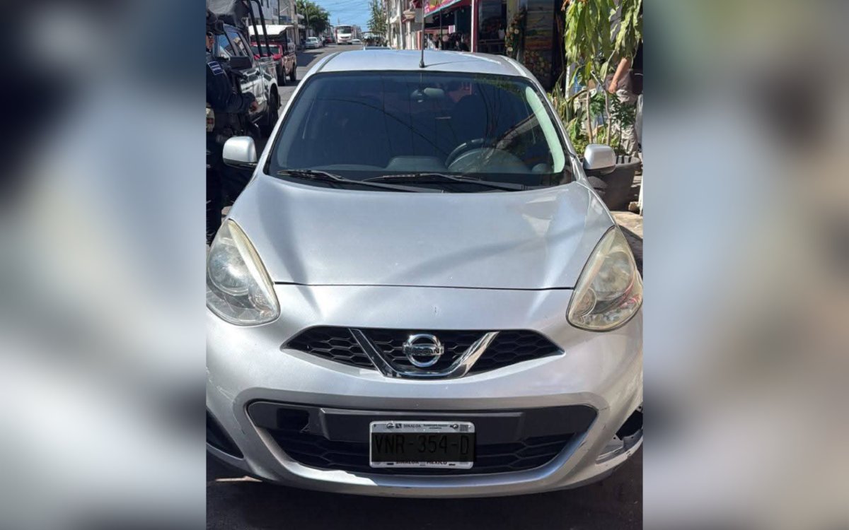 Localizan vehículo de agresores tras ataque armado contra mujer en Mazatlán