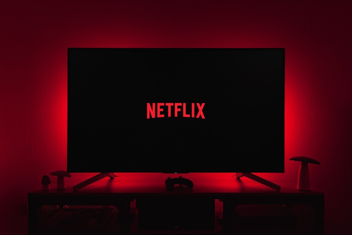 Logotipo de Netflix en Pantalla