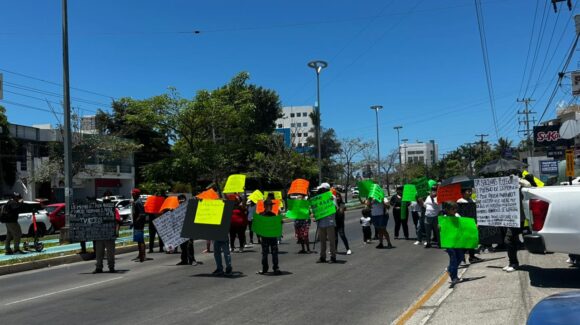 Ante protesta de habitantes de La Mora, en Mazatlán, Sinaloa, Seguridad Pública analiza reforzar vigilancia con apoyo de fuerzas federales