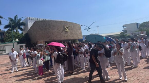 Abel Elías fue señalado e incriminado injustamente; compañeros del IMSS Culiacán se manifiestan por su asesinato