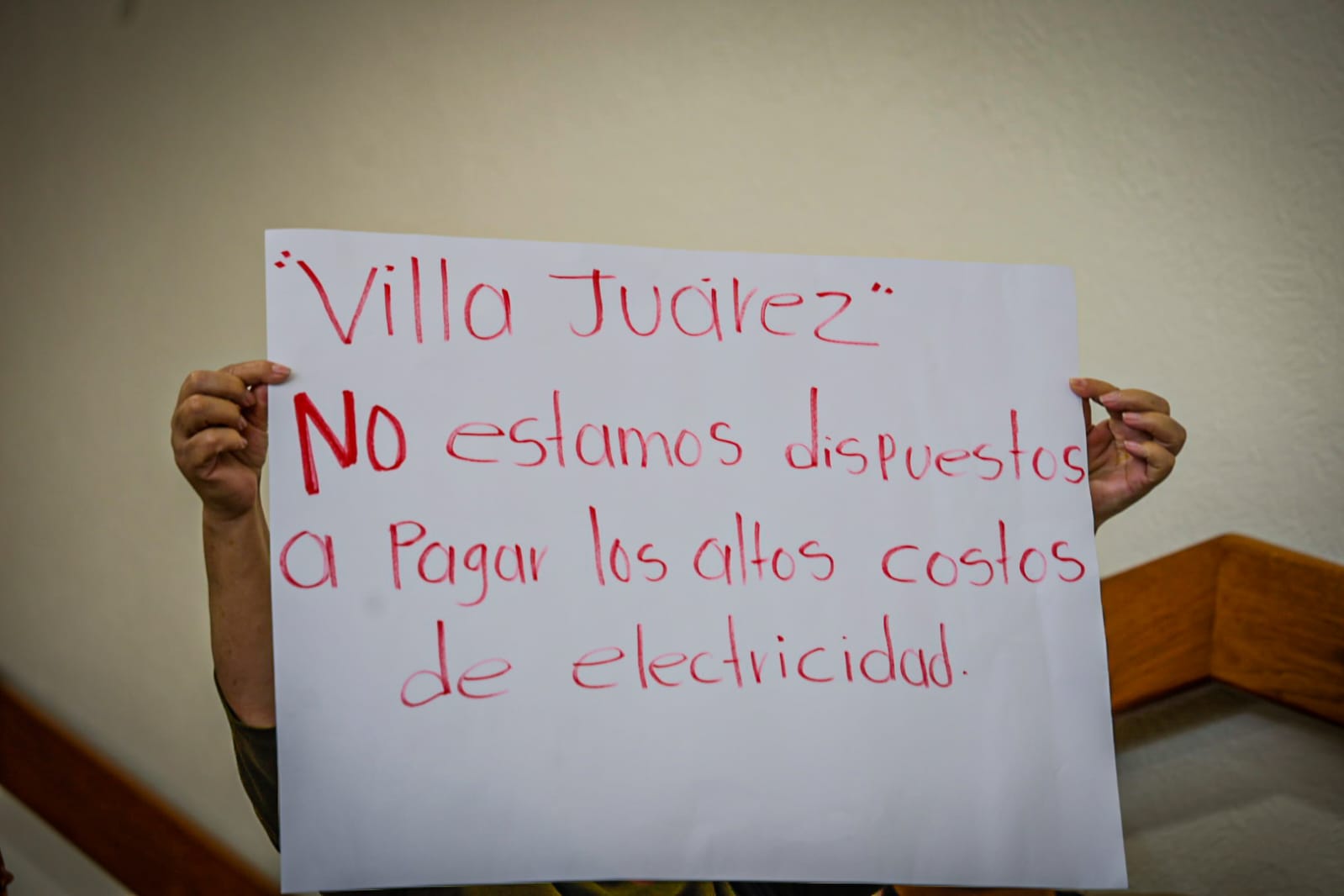 Manifestantes en el Congreso