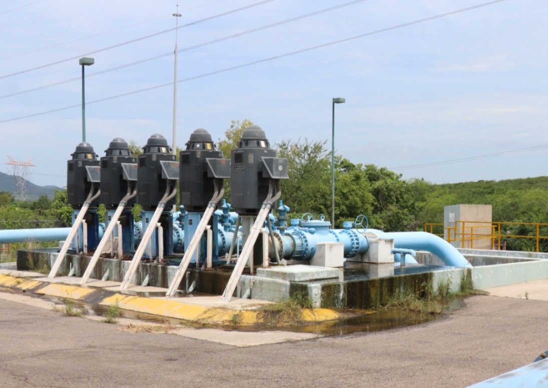 Mantenimiento en la Planta Potabilizadora Los Horcones, Mazatlán