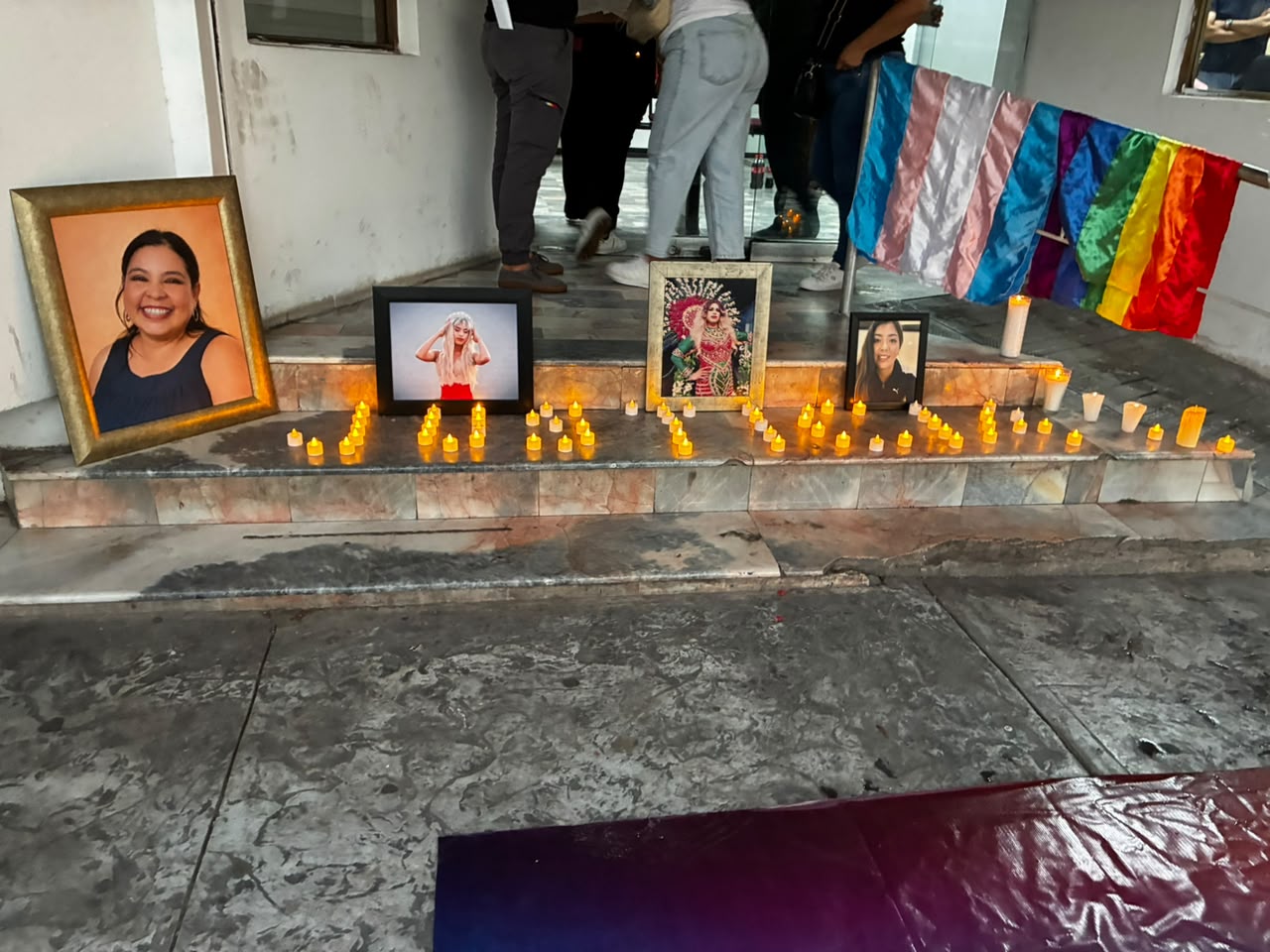 Marcha del Silencio en Los Mochis de la comunidad LGBT+ para exigir justicia por homicidios y feminicidios en el norte de Sinaloa