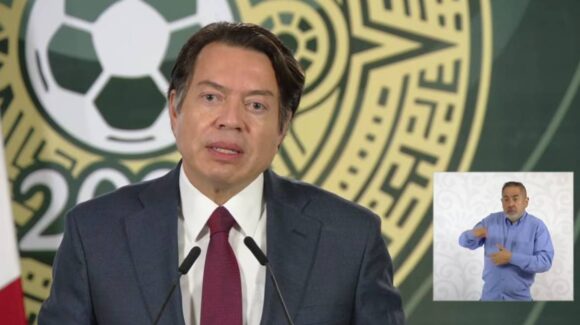 Mario Delgado acusa interés político en marcha de la CNTE rumbo al Mundial