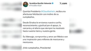 mensaje de yeraldine bonilla