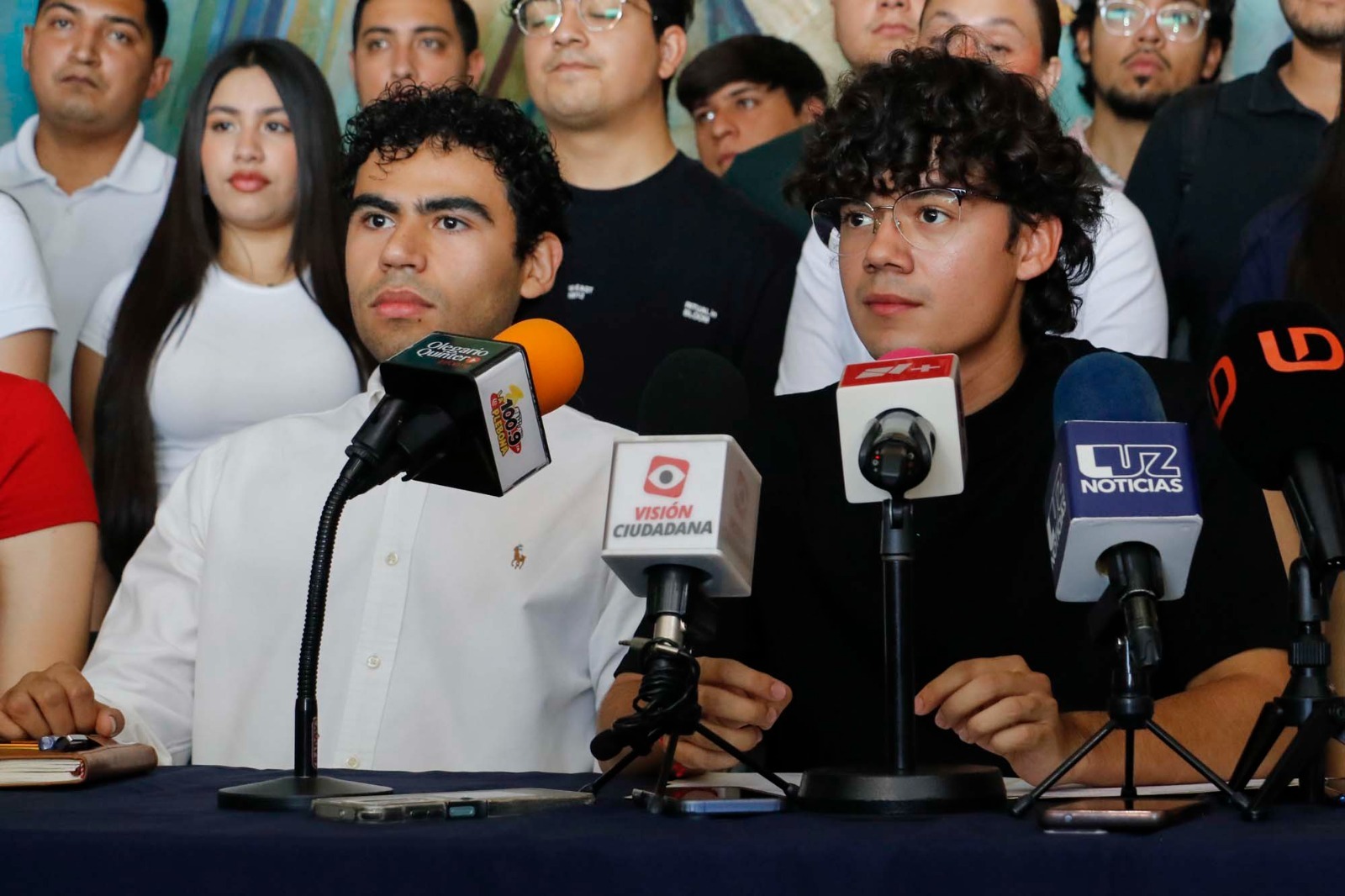 Miembros de la FEUAS piden apoyo del Gobierno Federal ante la crisis de la UAS