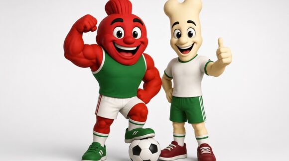 Presentan a ‘Mooc’ y ‘Tojol’, los personajes oficiales para promover la salud, en la Copa Mundial 2026