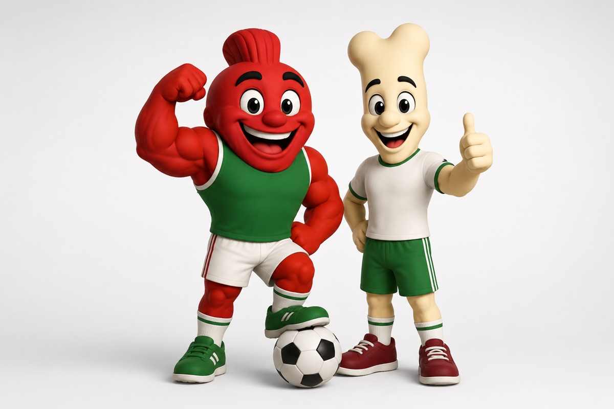 ‘Mooc’ y ‘Tojol’, los personajes de salud para el Mundial 2026