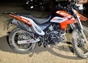 Moto asegurada en Mazatlán