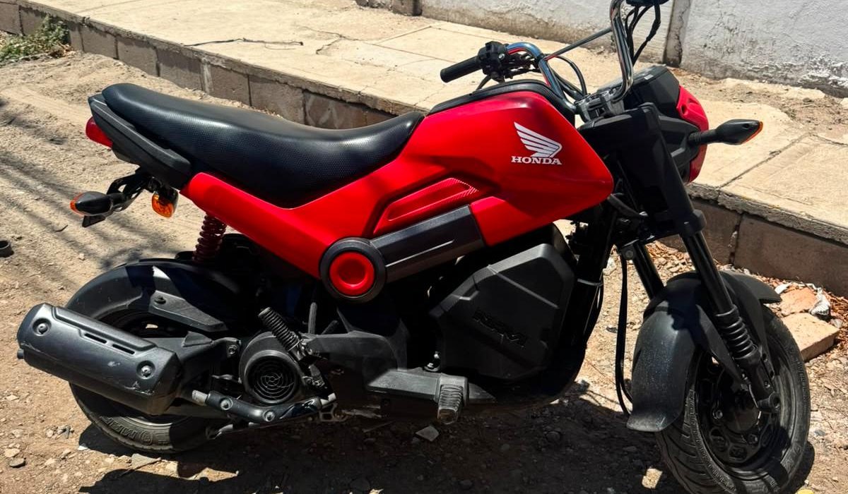 Moto asegurada en Mazatlán