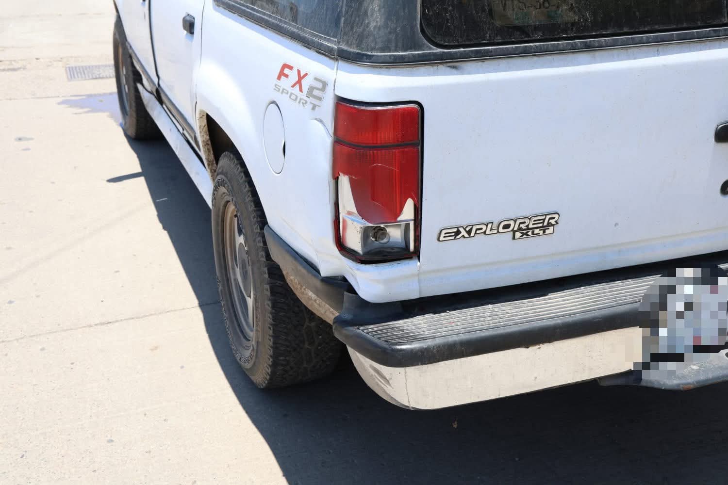 Motociclista choca contra auto en Mazatlán, Sinaloa