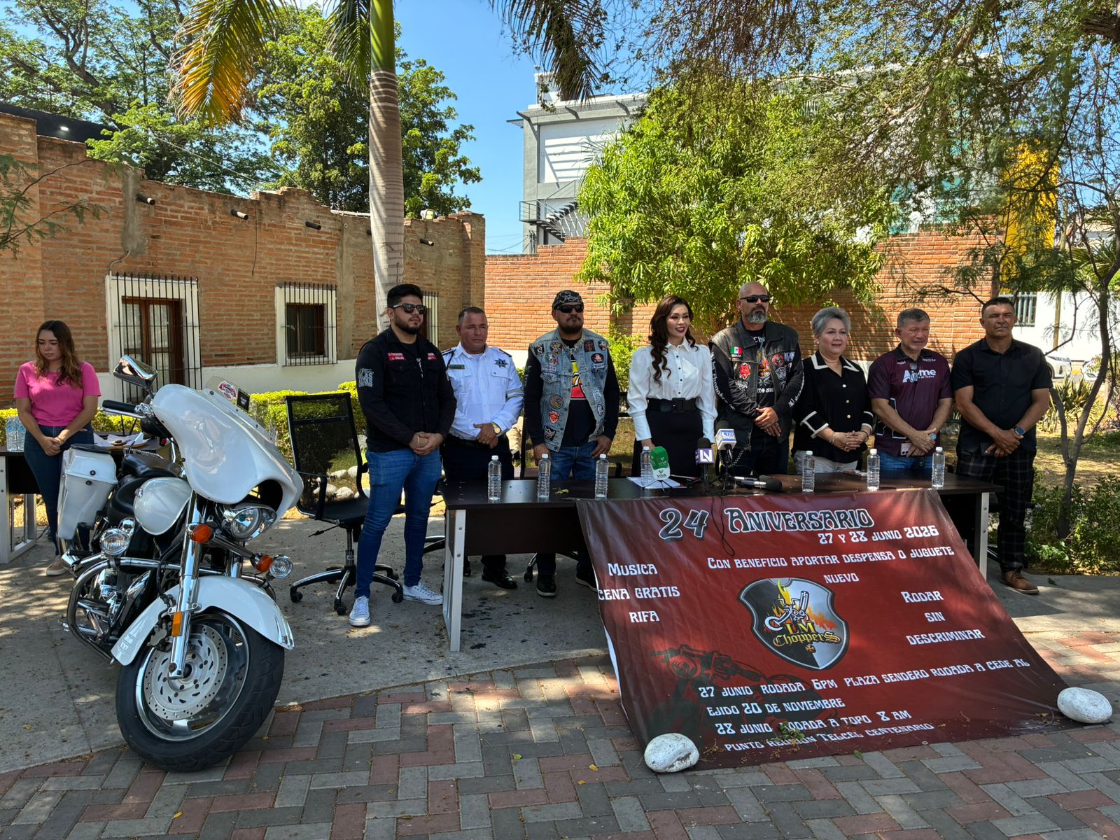 Motoclub LM Choppers invita a celebrar su 24 aniversario con rodadas con causa