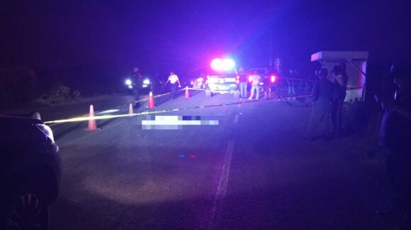Muere peatón tras ser atropellado en la carretera a Las Glorias de Guasave, Sinaloa