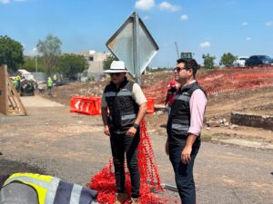Bulevar Agricultores, en Culiacán, va al 84%;