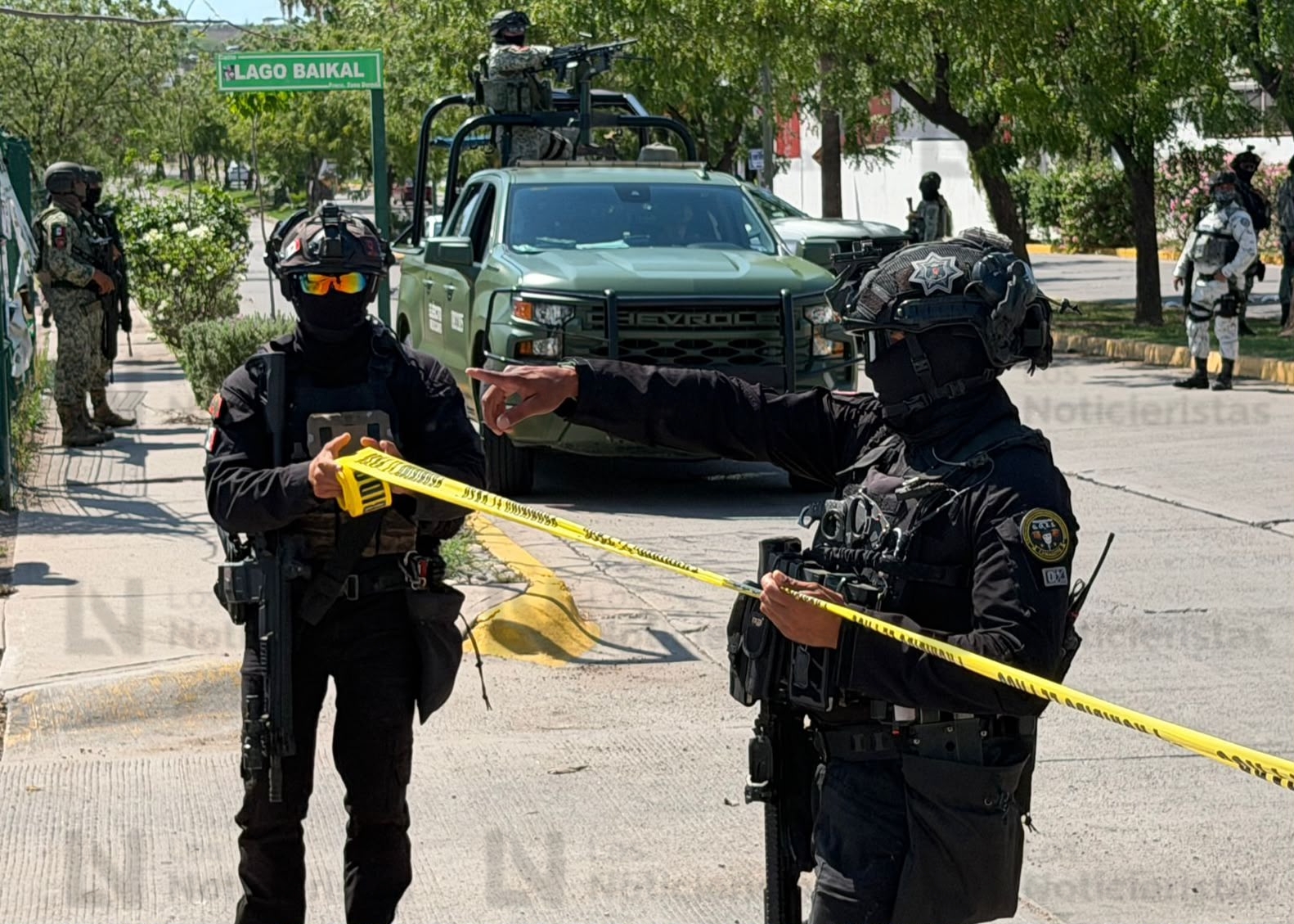 Se registra operativo militar en privada del sector Los Ángeles en Culiacán