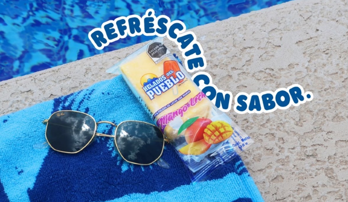 Paleta Mango Leche de Helados del Pueblo