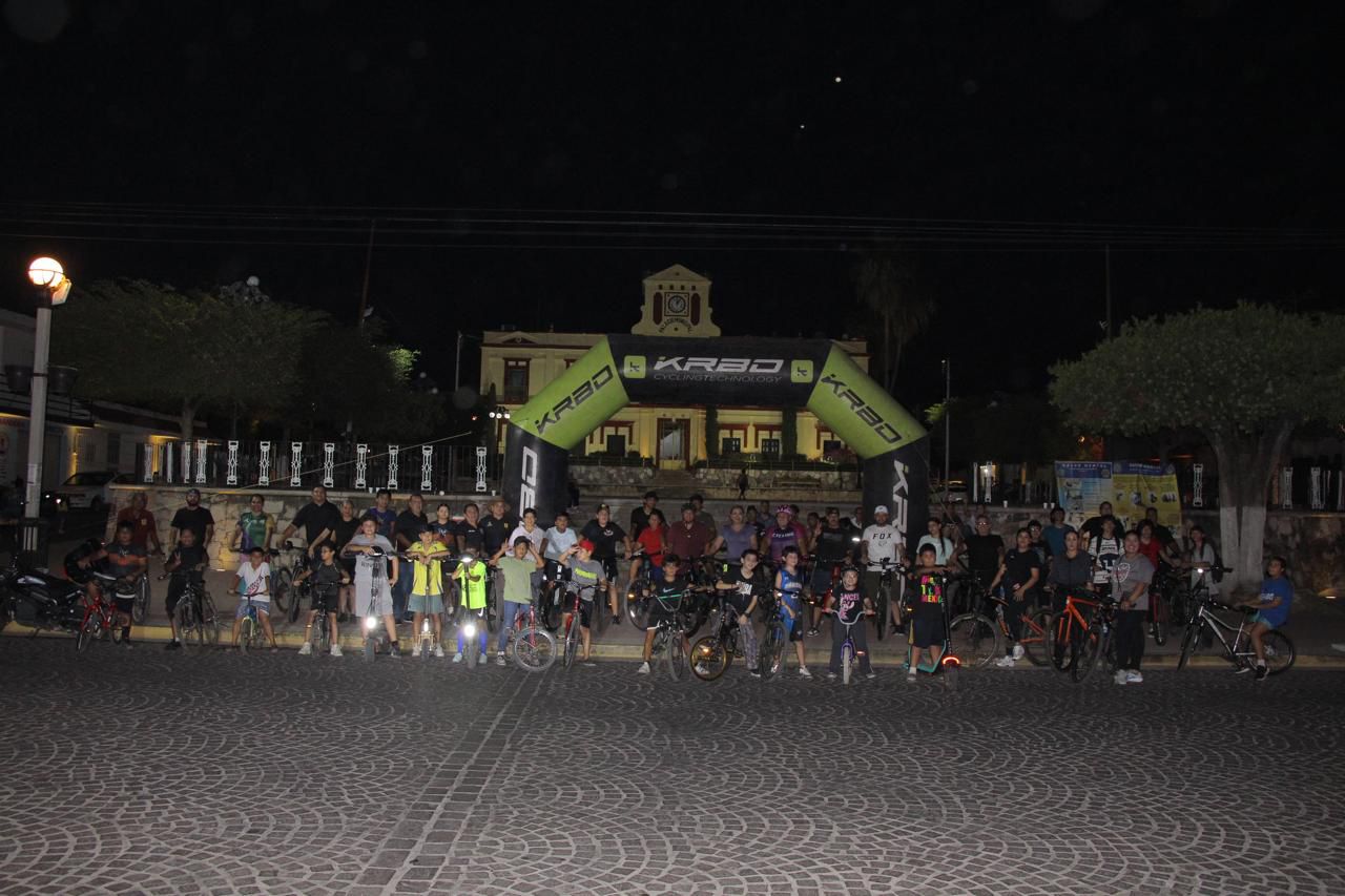 Pedaleada por la salud y la convivencia en el sur de Sinaloa