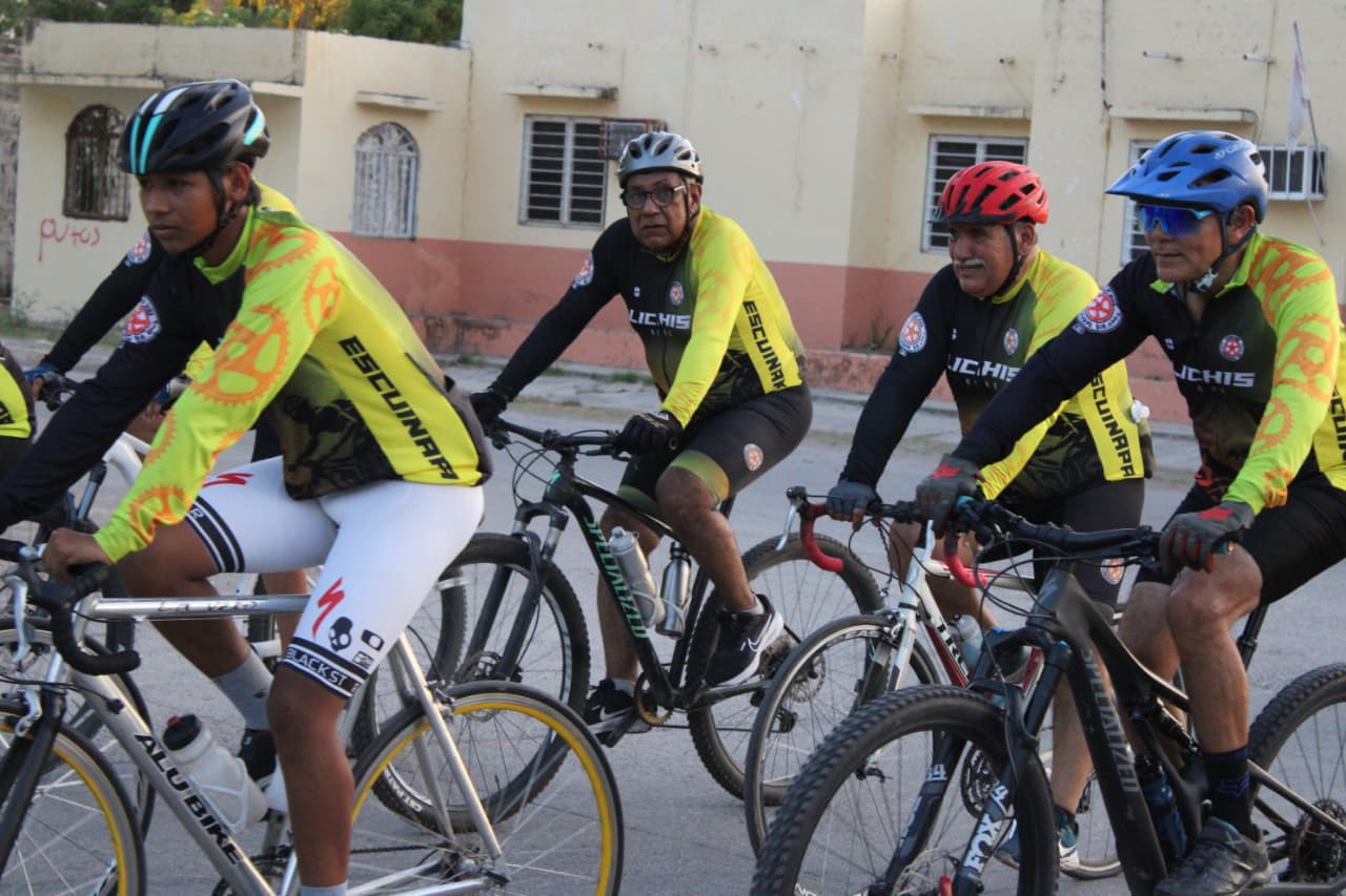Pedaleada por la salud y la convivencia en el sur de Sinaloa