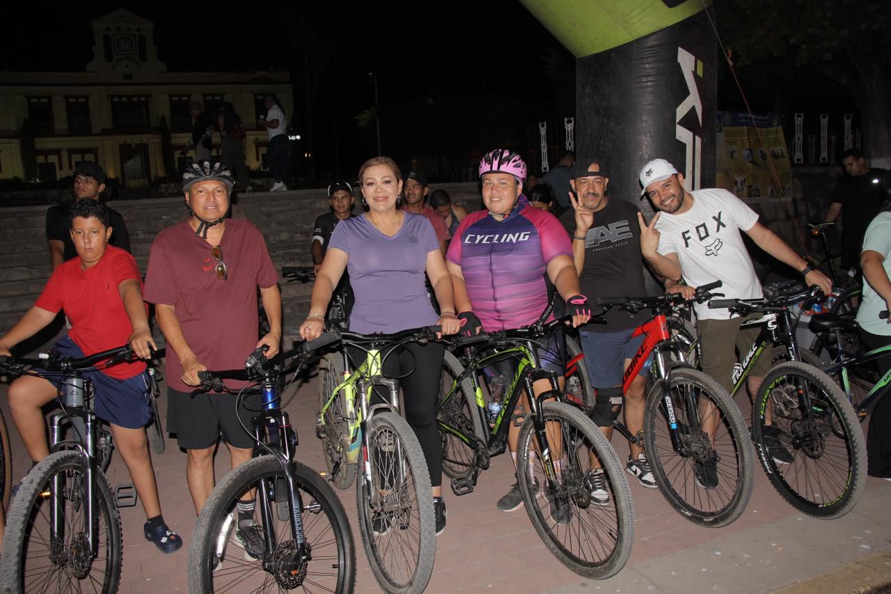 Pedaleada por la salud y la convivencia en el sur de Sinaloa