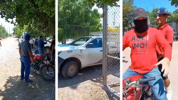 Pobladores de Paredones corren a personal de Bienestar de Ahome cuando intentaban entregar despensas