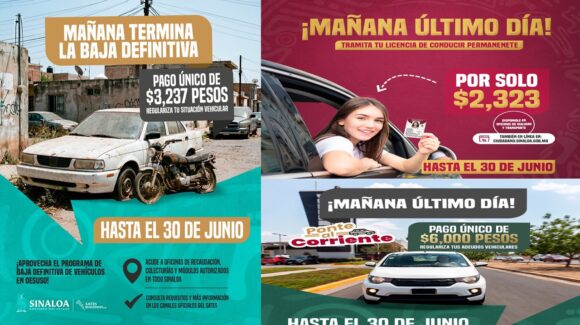 Sates llama a aprovechar descuentos en trámites vehiculares; el 30 de junio es la fecha límite