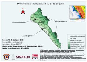 Mapa clima Sinaloa