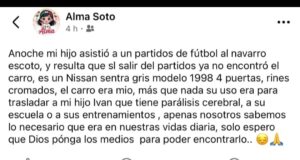Publicación de Facebook