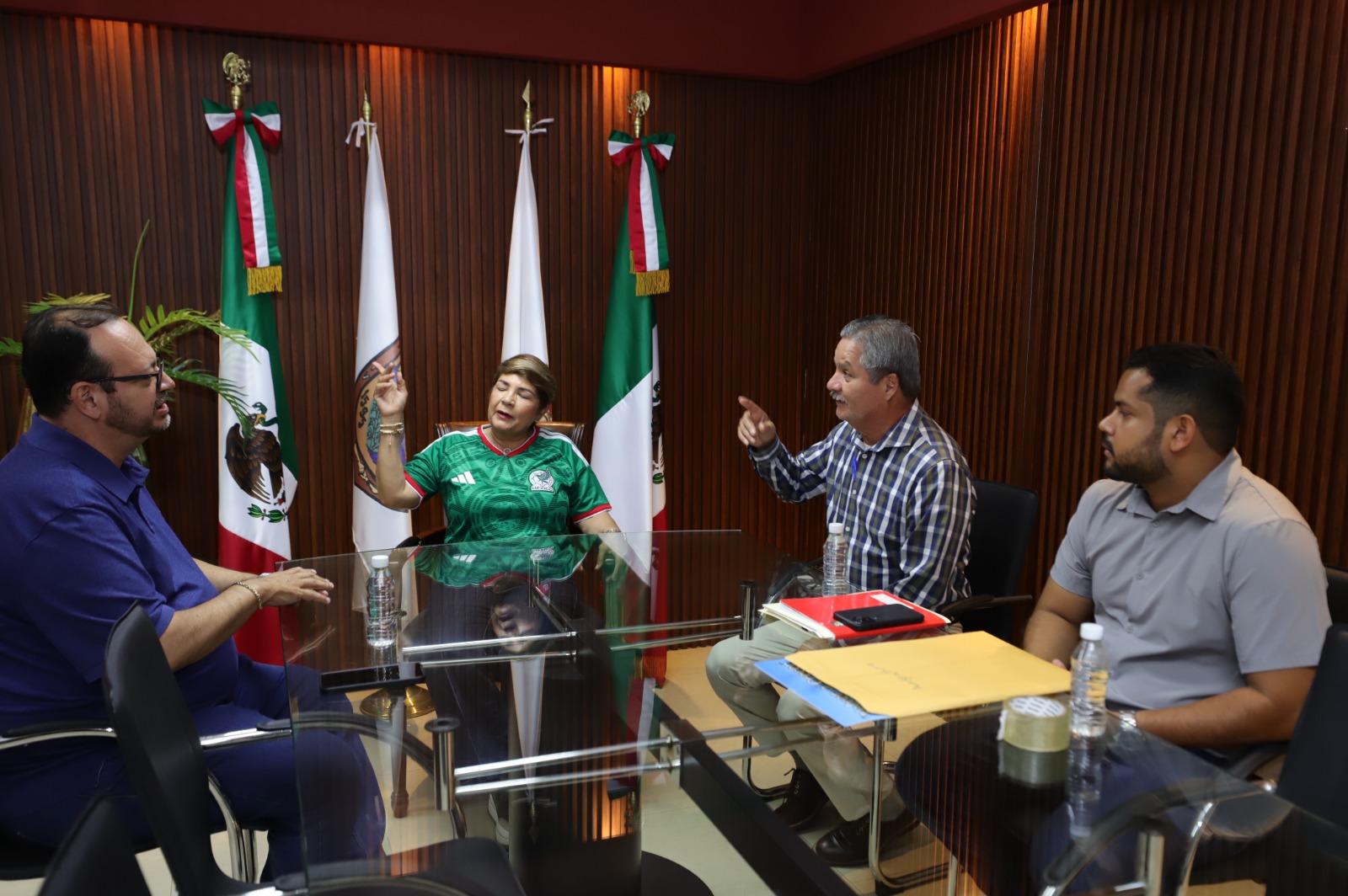 Raúl Elenes Angulo, Cecilia Ramírez Montoya y Ramón Lucas Lizárraga