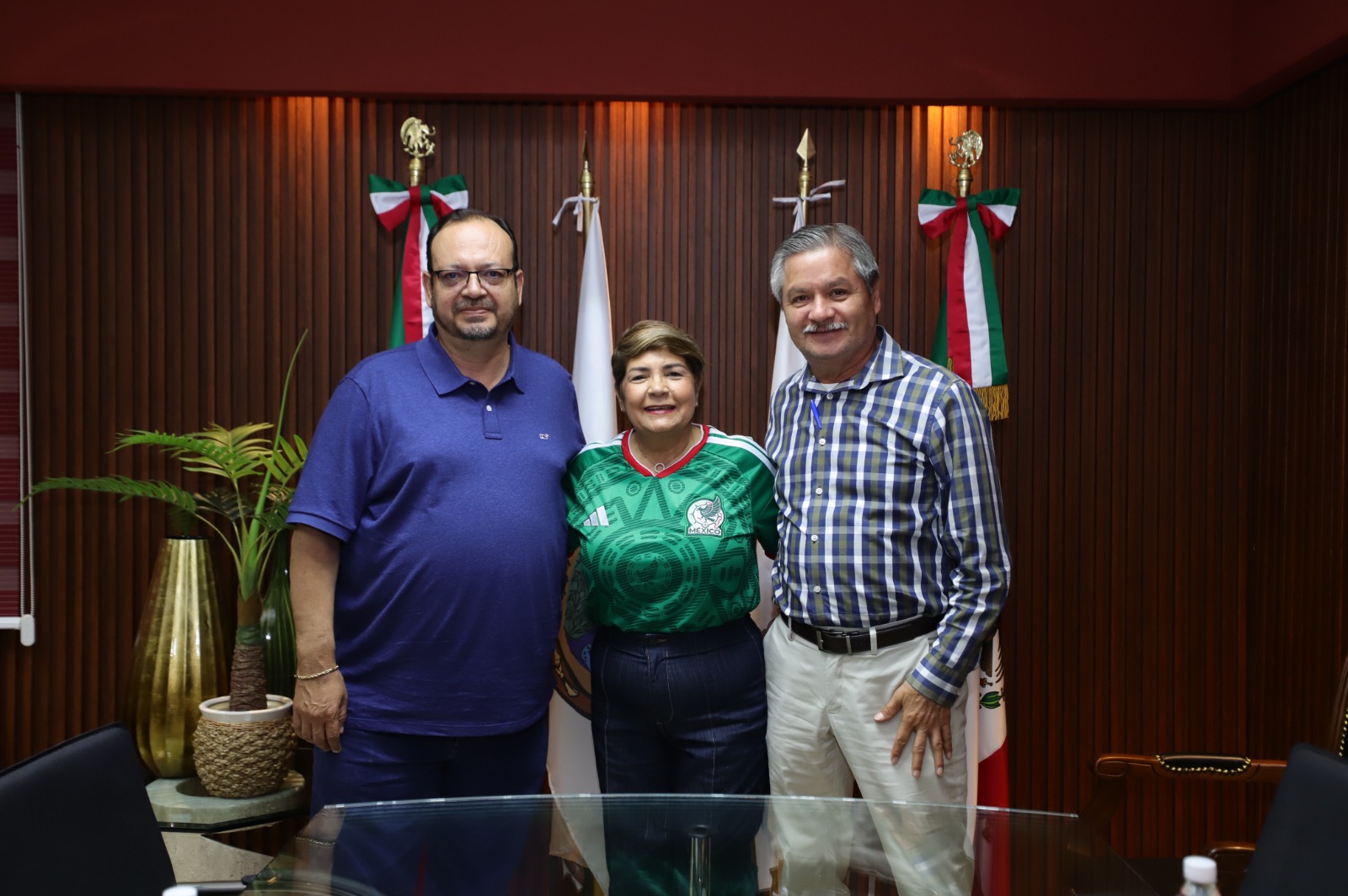 Raúl Elenes Angulo, Cecilia Ramírez Montoya y Ramón Lucas Lizárraga