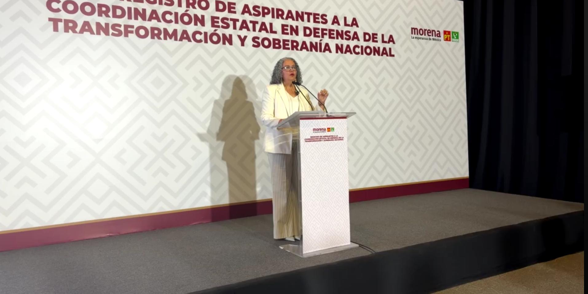 Graciela Domínguez se registra al proceso interno de Morena para Sinaloa