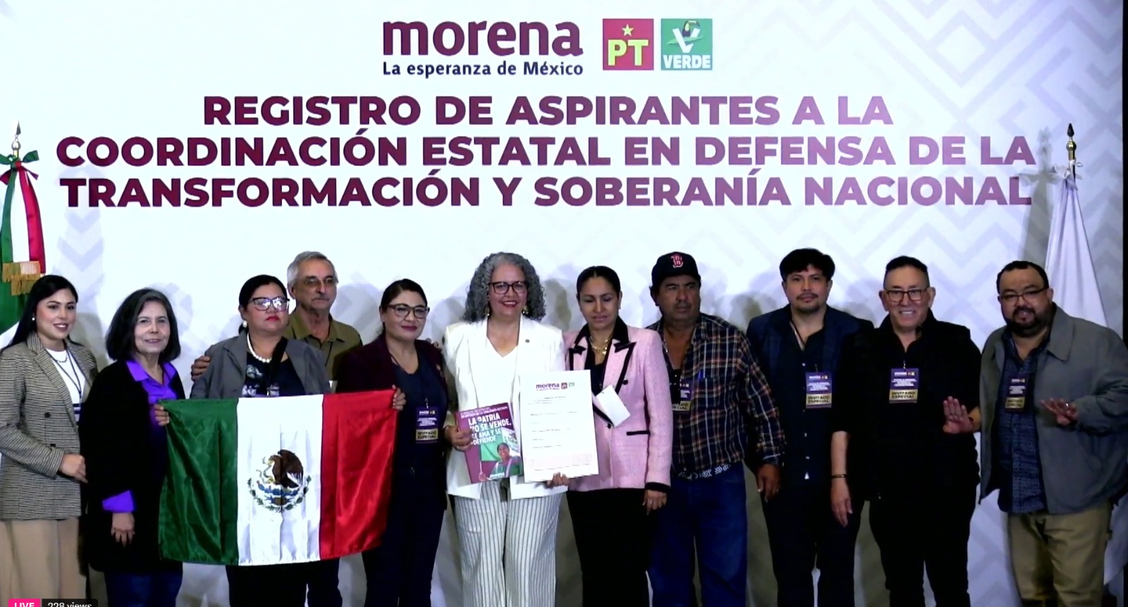 Graciela Domínguez se registra al proceso interno de Morena para Sinaloa